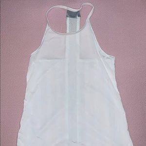 White athleta tank
